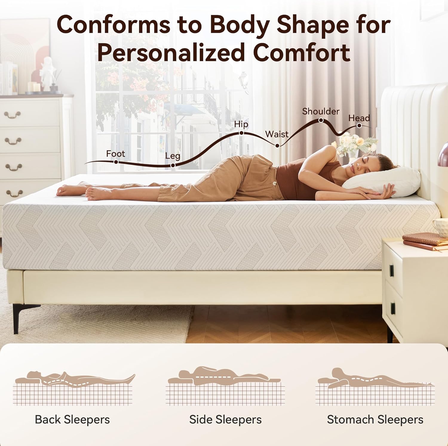 bedspick 12 inch queen mattress folded and in box mattress-in-a-box