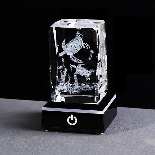 Miniatura 95 de Qianwei Bola de cristal láser 3D, regalos de delfín para mujeres y hombres, figuras de cristal para decoración de habitación, cumpleaños para 2