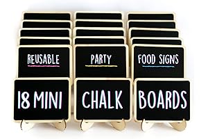 18 Mini Versatile Chalkboard Signs for any Occasion