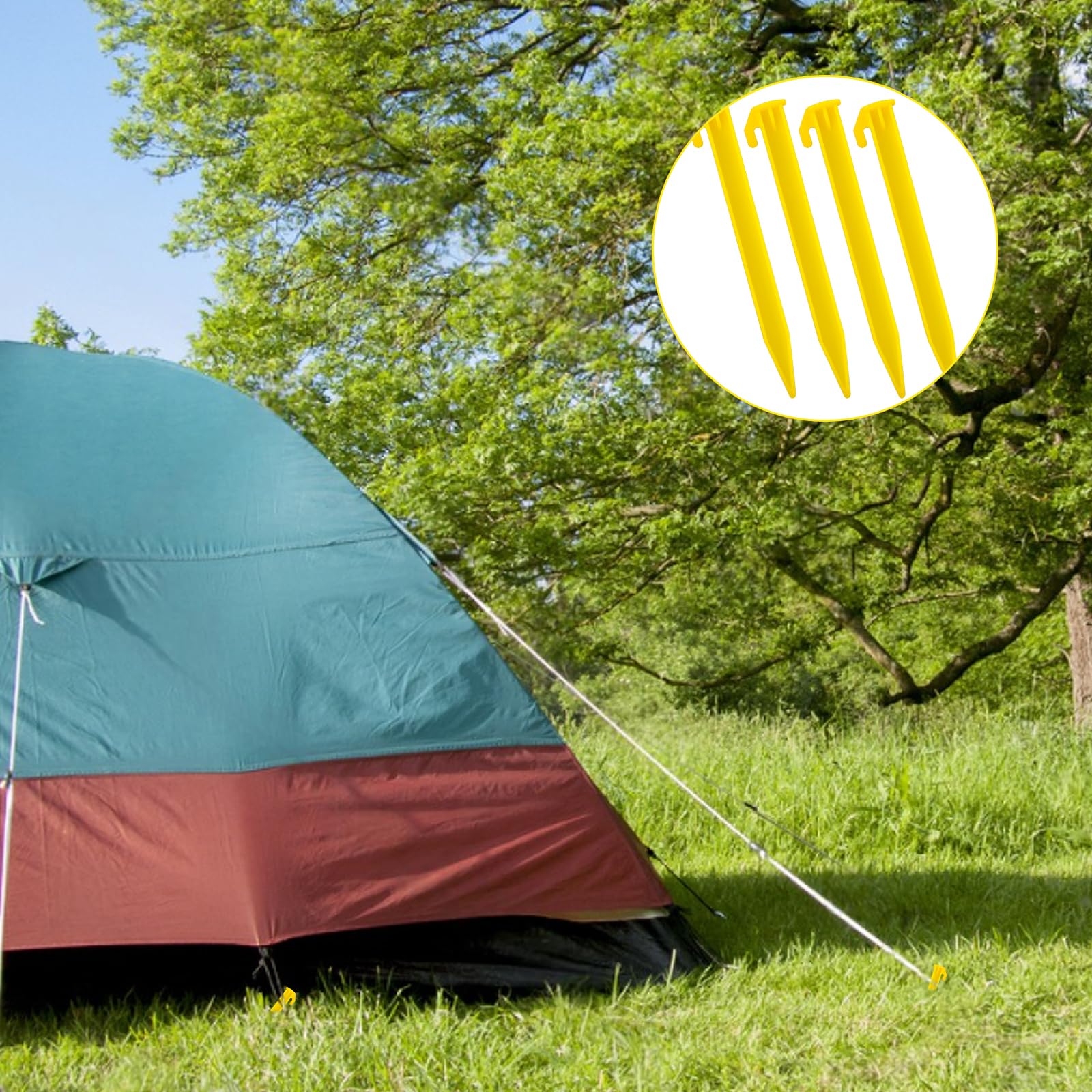 heringe zelt englisch 16 Stück Camping Zeltheringe Sandheringe Tent Pegs Size:6' x 8' Cadac E-Braai Elektro-Tischgrill 2300 Yamaha TZ