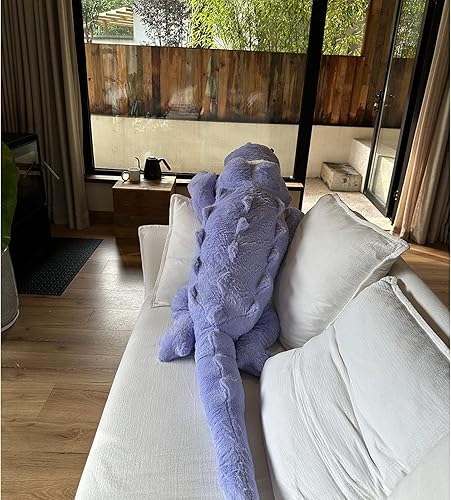 Vista 76 de Hofun4U Alligator Plush Pillow, 61 inch Alligator Stuffed Animal, Home Decoration Christmas Valentine’s Birthday Gift for Boys Girls Adults Kids
