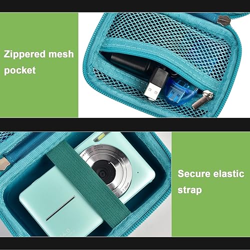 Miniatura 29 de Funda compatible con cámara digital VAHOIALD FHD 1080P/para CAMKORY Digital Point and Shoot/para KODAK PIXPRO FZ45-BK 16MP Vlogging/para Verde