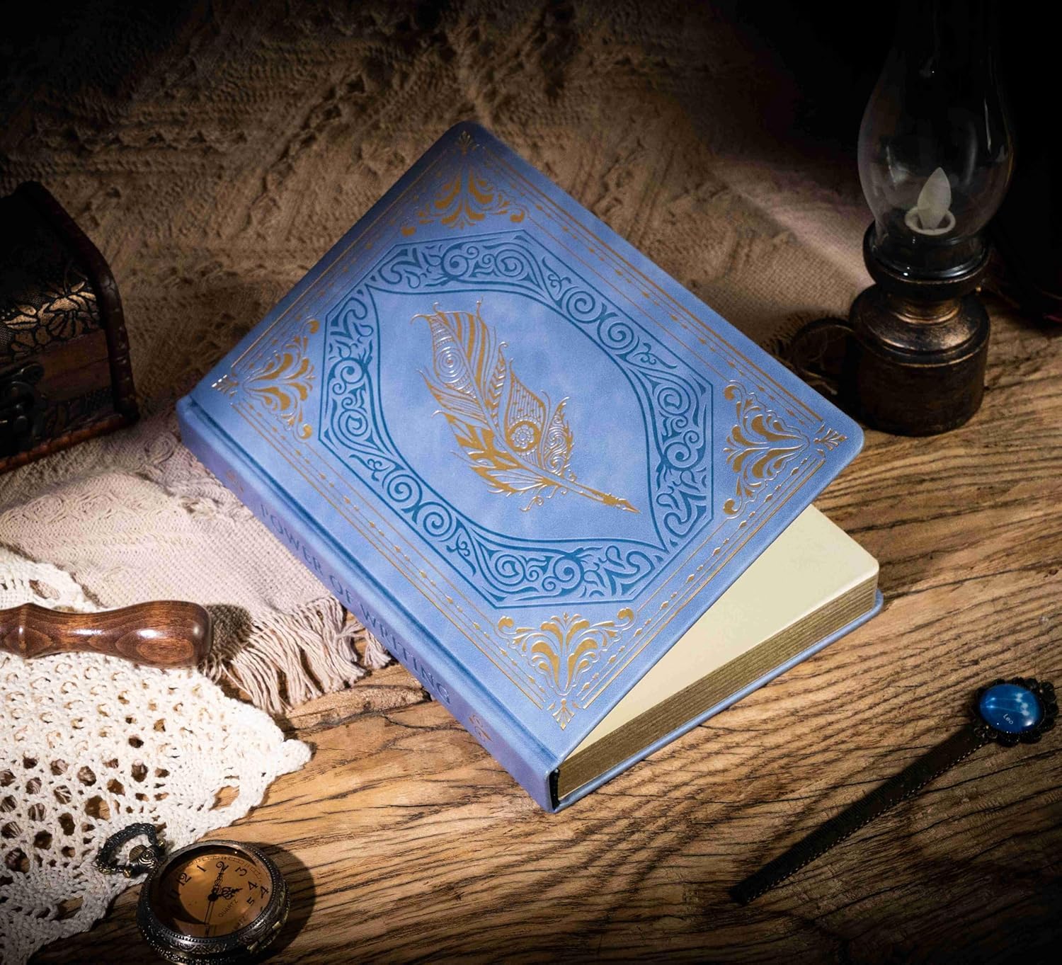 CAGIE Vintage Journal for Women Men 320 Pages Thick Hardcover Notebook - Image 4