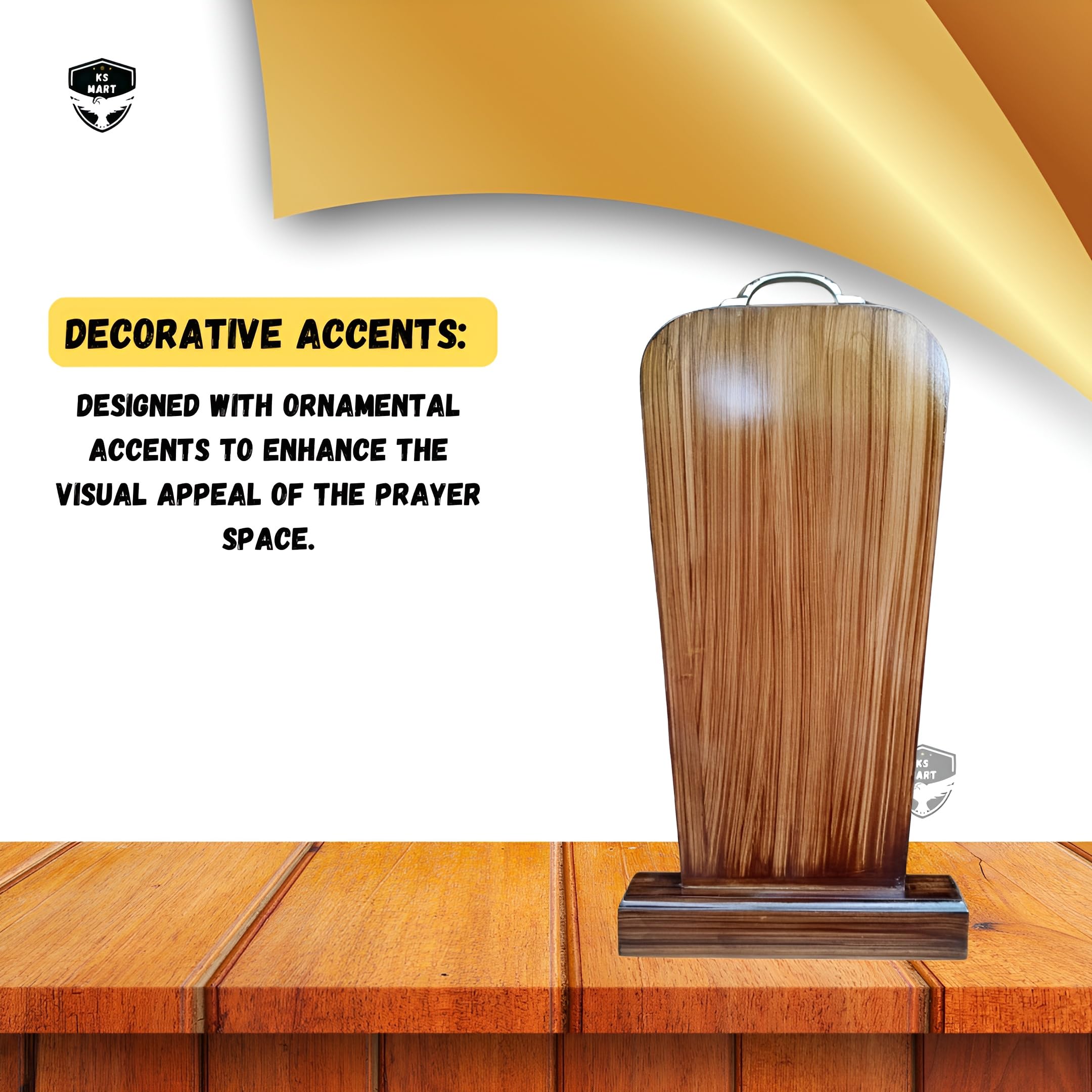 Amazon.com: KS MART Prayer Barrier Namaz Sutra – Wooden Islamic