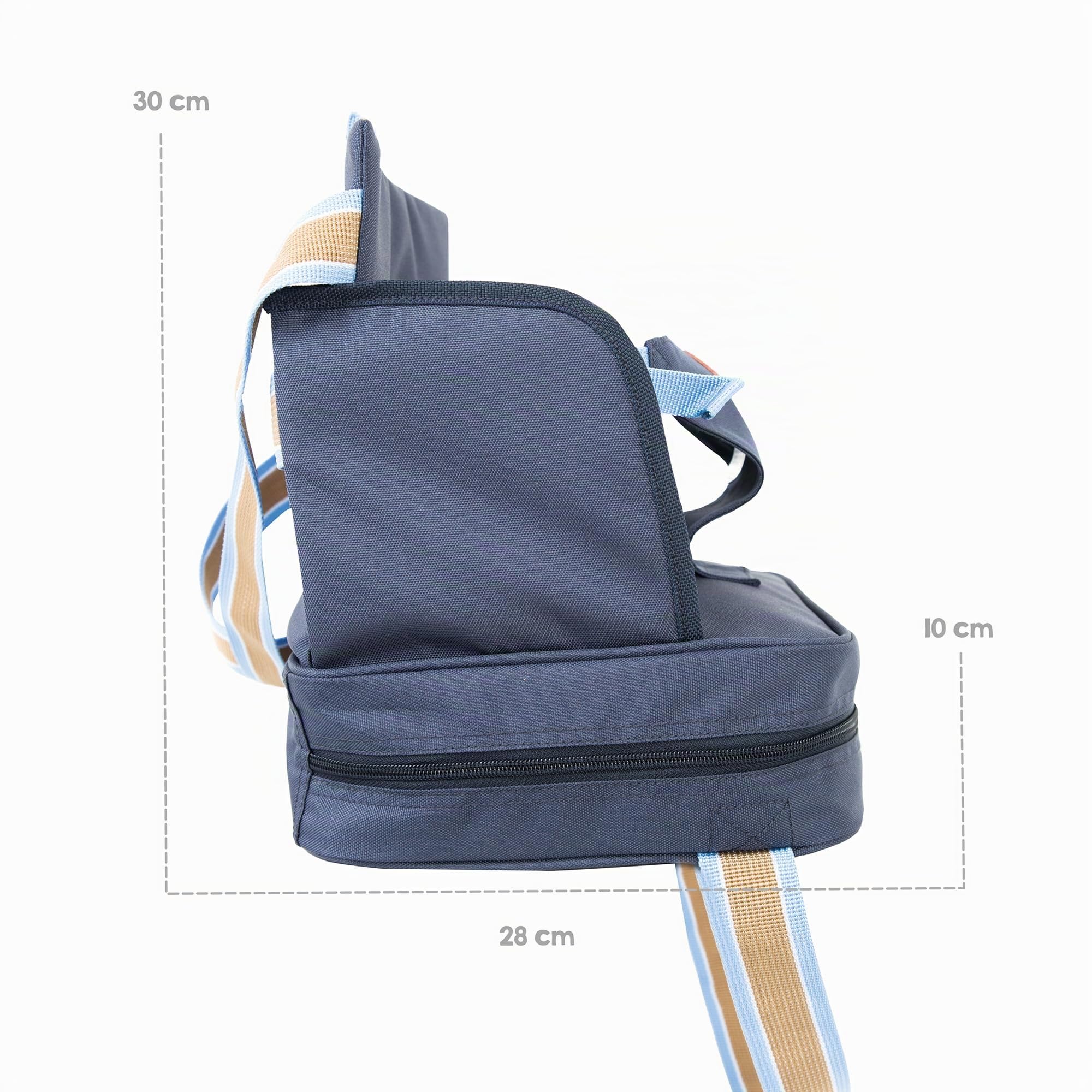 roba Alzador de Viaje para Bebé - Asiento Elevador - de 6 Meses a 3 Años - Cojín Inflable - para Uso en Casa y Viajes - Adecuado para Todas las Sillas con Respaldo