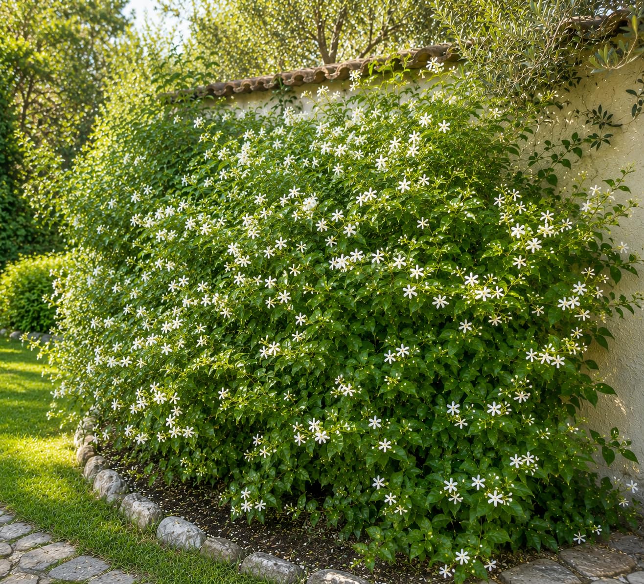 POWERS TO FLOWERS - GELSOMINO SAMBAC, JASMINUM, 2 PIANTE, vaso 19cm, pianta vera
