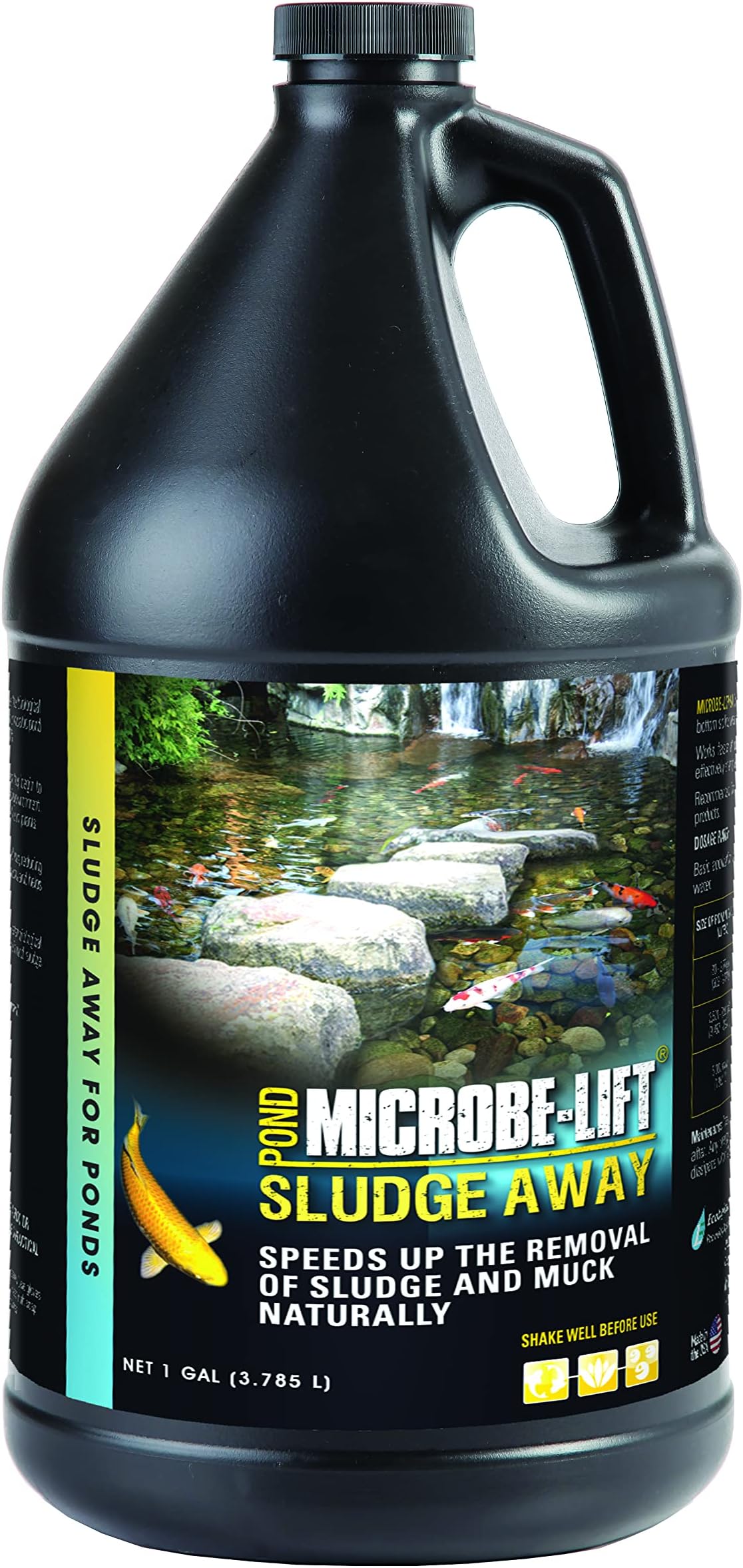 MICROBE-LIFT Eco Labs MLXSAG4 Liquid Sludge Away Gallon,Brown/A