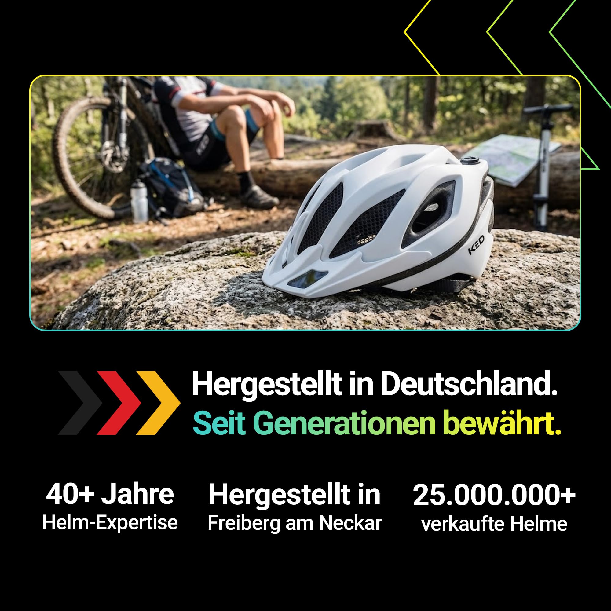 KED Spiri II Trend Allround Fahrradhelm Mit LED Licht Und Reflektor, Optimierter Belüftung, Insektenschutznetz Und K-FIT System
