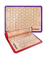 Algopix Similar Product 12 - Kitzini Silicone Baking Mats 2 Half