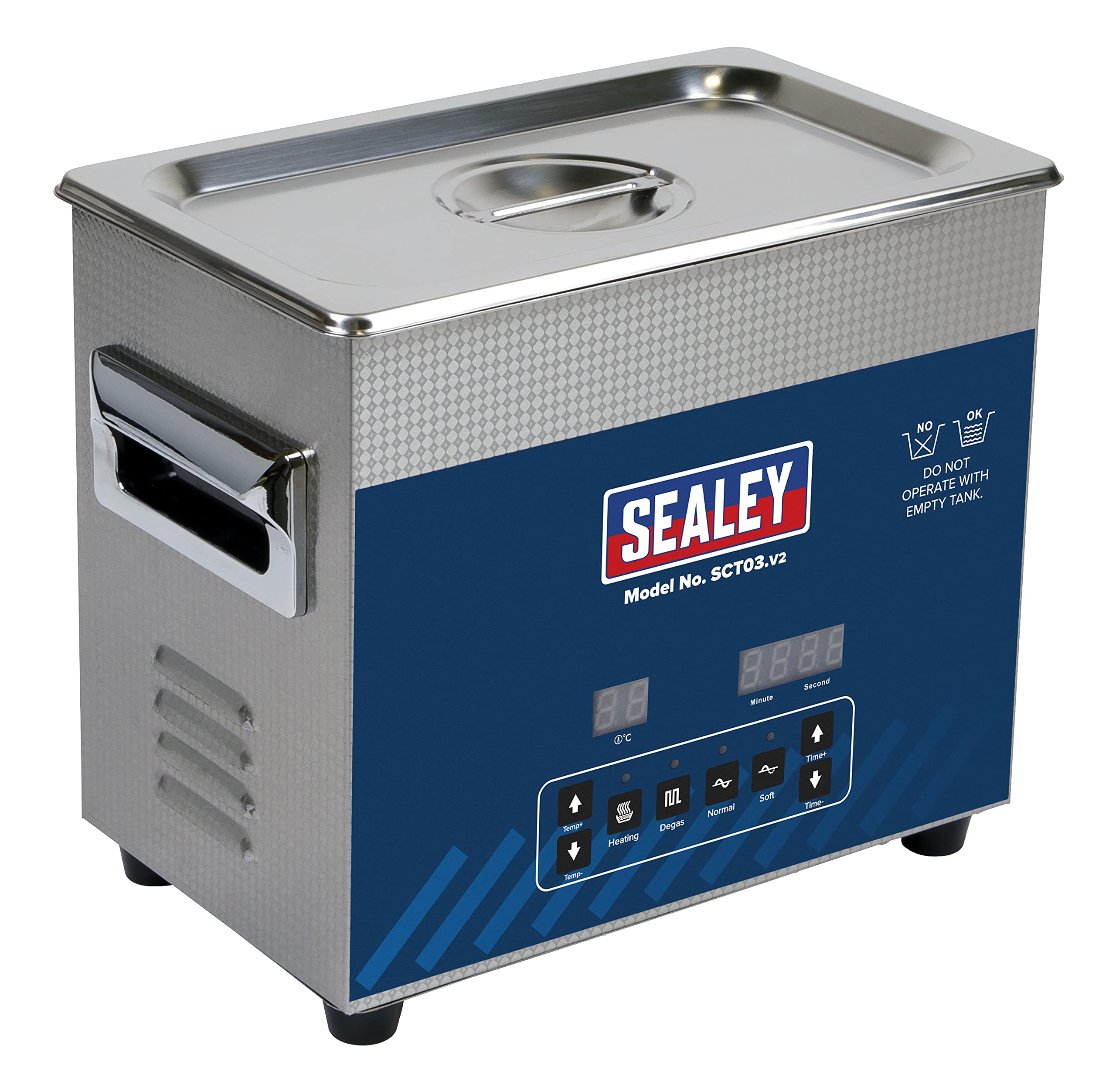 Sealey Sct03 Ultrasonic Parts Cleaning Tank