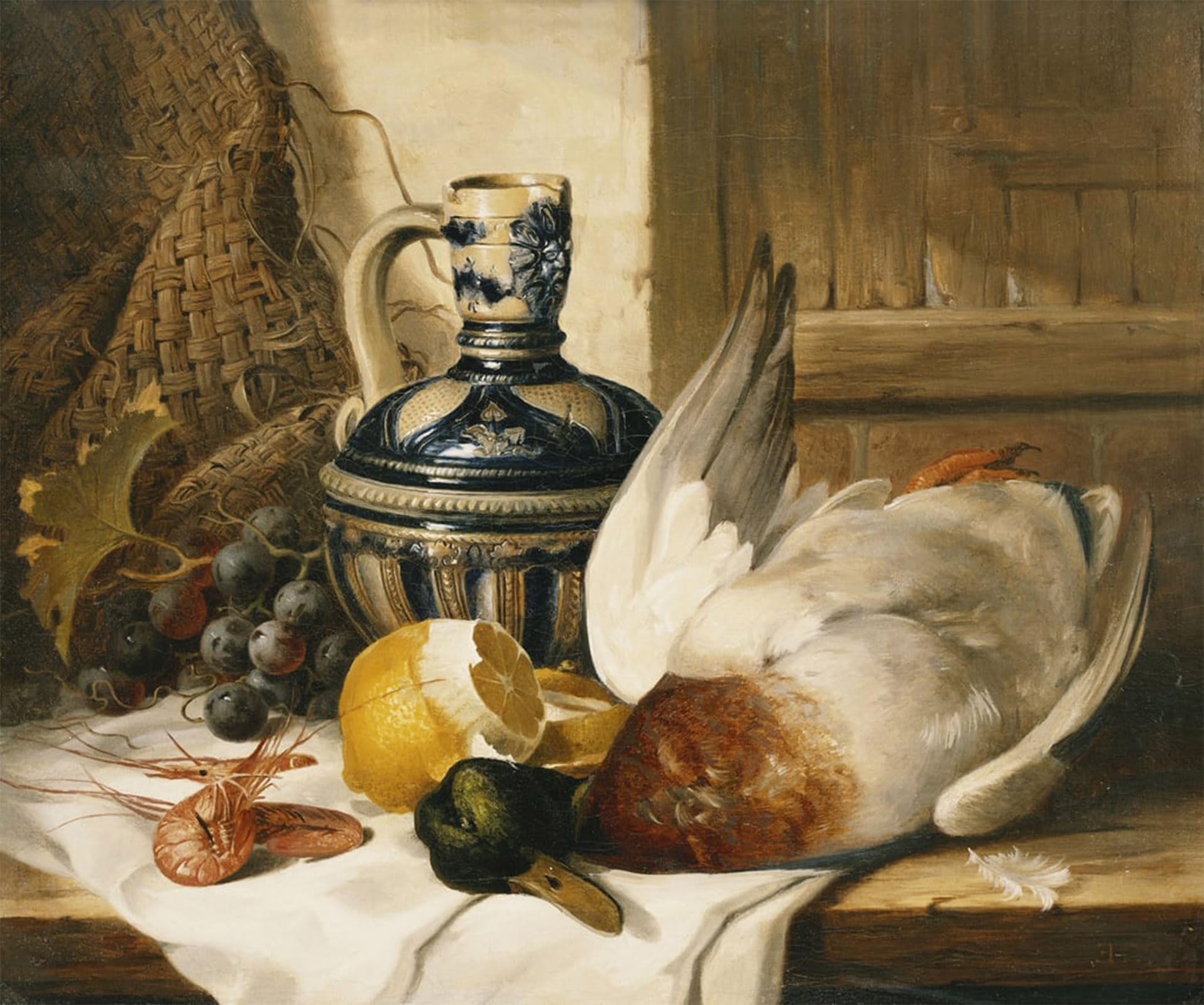 Pintura de lienzo de bodegón de Edward Ladell cuadro decorativo de 60x90cm para pared de oficina 5