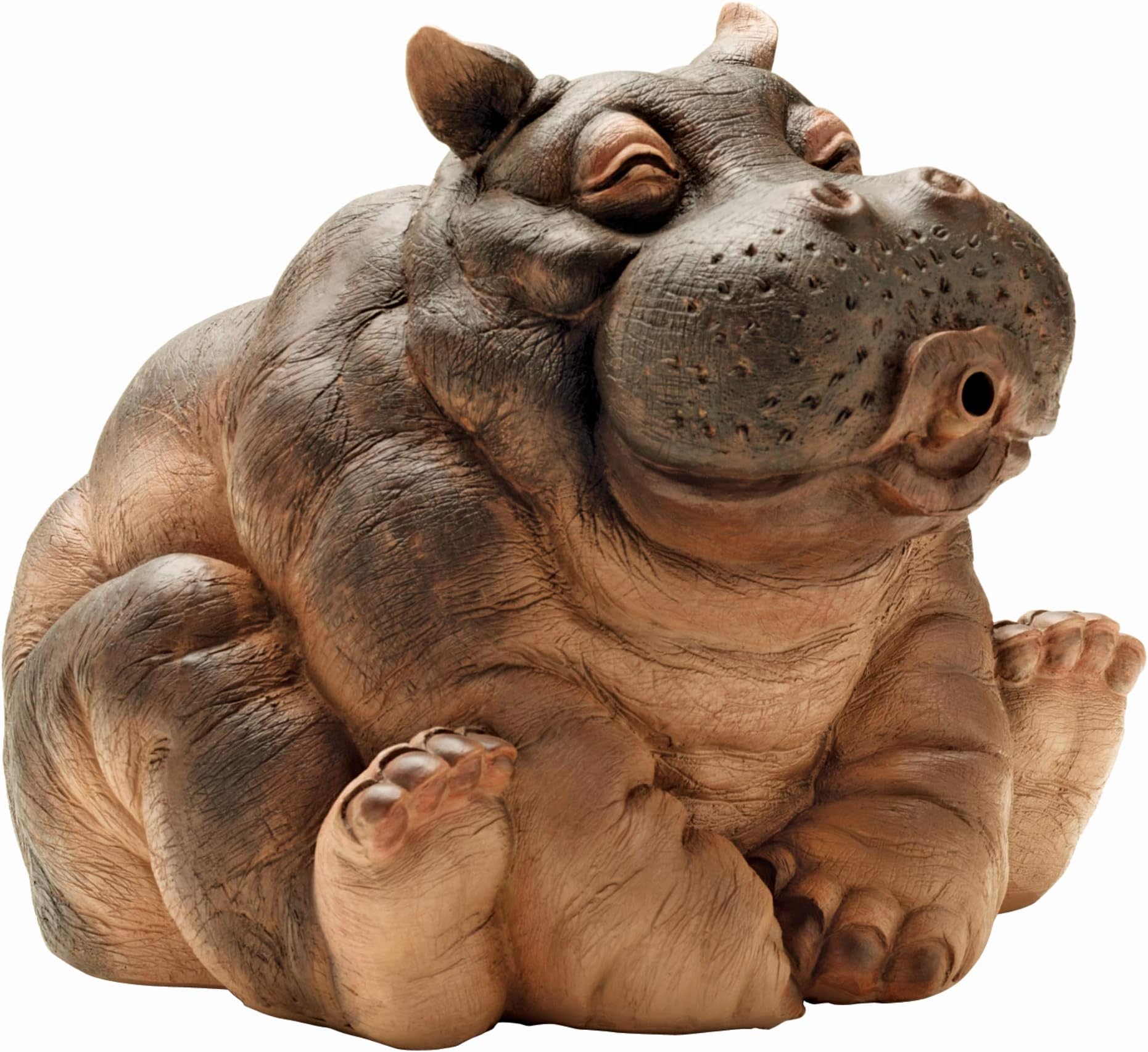 - Hanna, the Hippo Spitter Piped Statue