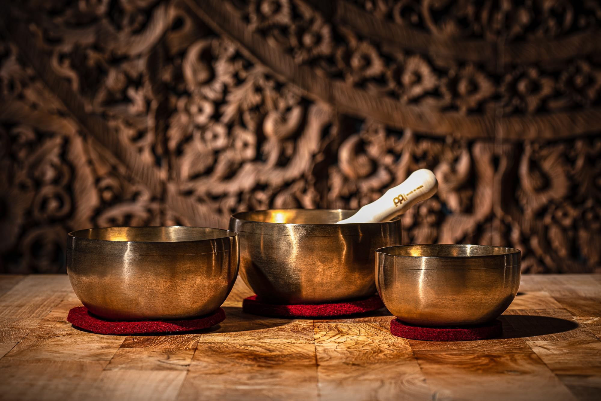 Meinl Sonic Energy Singing Bowls, Singing Bowls Set, Universal Series SET, Composto da 3 campane tibetane, SB-U-1950