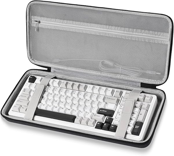 Funda rígida de viaje para teclado AULA F99/99, AULA S99/S99 Pro, RK ROYAL KLUDGE S98, estuche protector de transporte para teclado de 100 teclas 90-96%