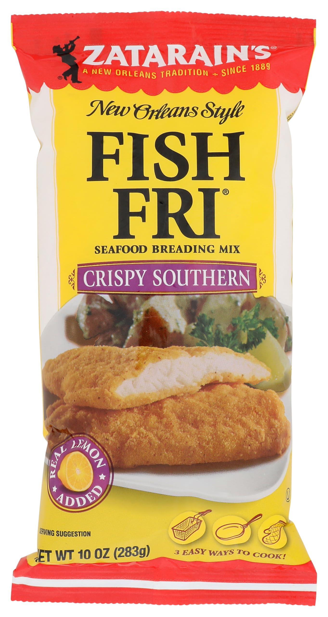 Zatarain's Crispy Southern Fish Fry 10 Oz Bag