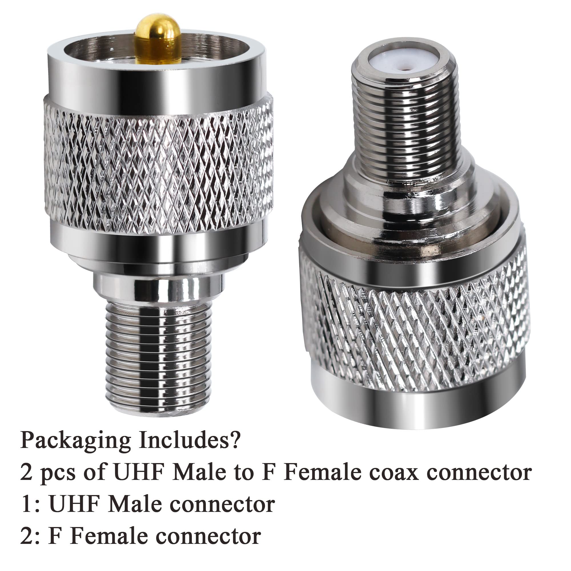 Adattatore Jack In Serie Adattatore RF UHF Femmina A UHF SO239 Femmina - Connettore A Flangia Per Collegamenti In Serie Connettore Flangia UHF - Foto 11