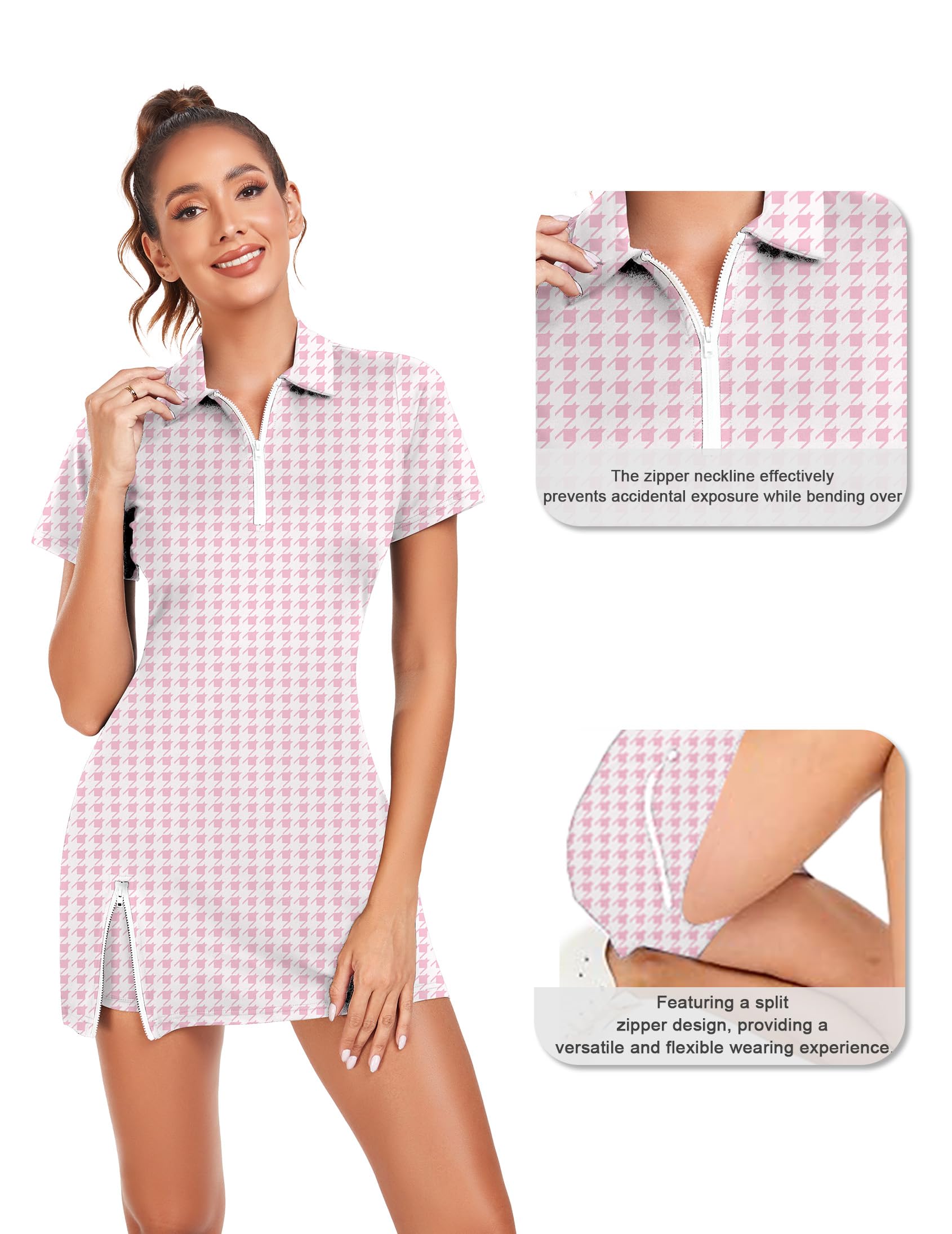 FKEEP Damen Soft Tenniskleid