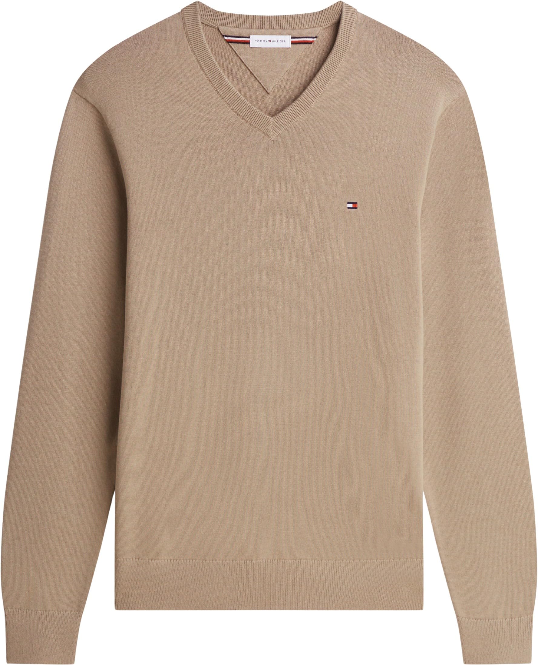 Tommy Hilfiger Jersey Hombre Essential Cotton con Cuello de Pico