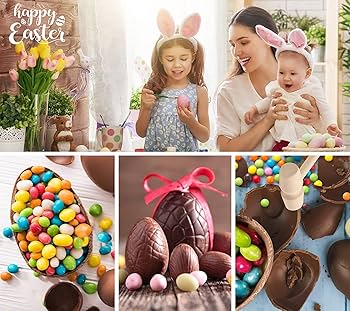 Amazon.co.jp: Webake チョコレートシリコン型 大型 3D 壊れる卵