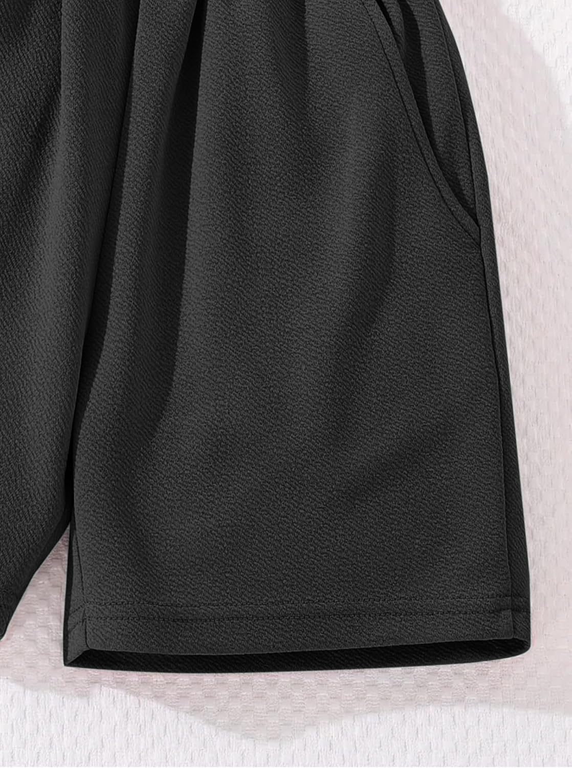 Hilinker Girls 3 Piece Summer Outfits Graphic Crop Tee and Cami Top with Shorts Set - Image 6