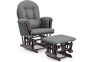 Storkcraft Premium Hoop Glider and Ottoman: A Serene Haven for Nursery Bliss