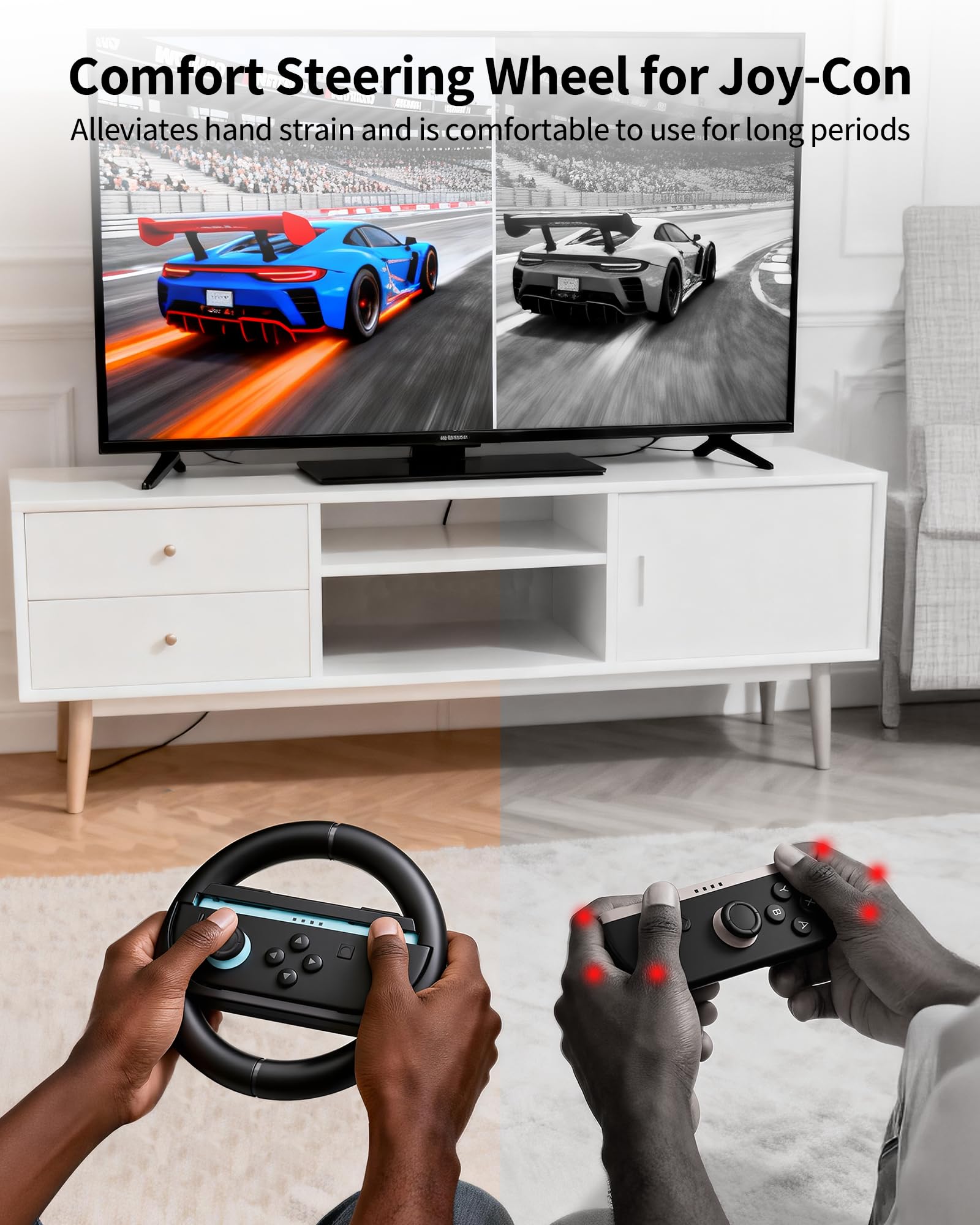 COOWPS Kit Accesorios 17 En 1 para Mando Pro Switch 2, Funda De Transporte Portátil, Protector Pantalla, Agarres para Joycon, Volantes, Estuche Tarjetas Juego Y Carcasa para Nintendo Switch 2 Consola