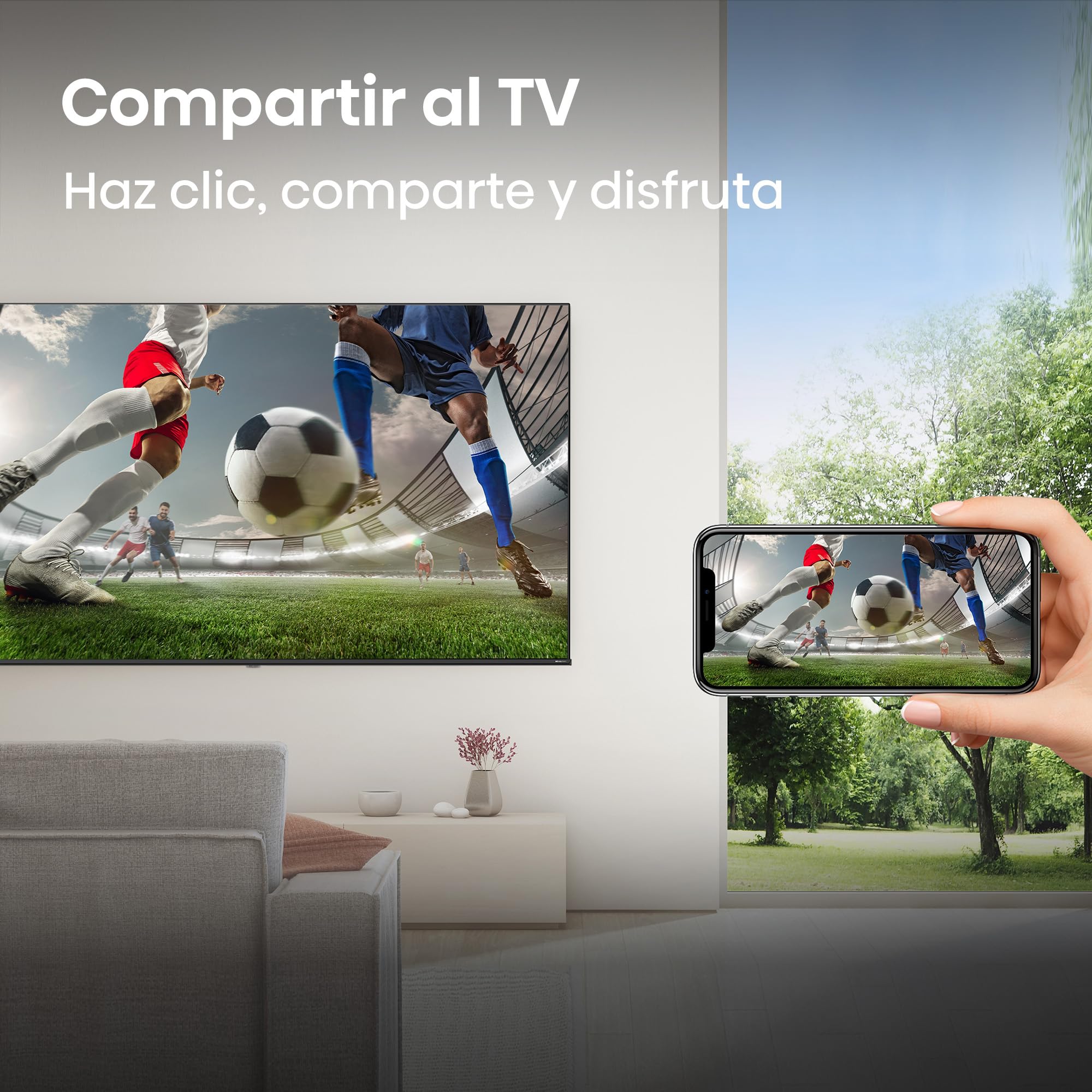 Hisense 40A4S - FHD Smart TV 40 Pulgadas,Natural Colour Enhancer, Dolby Audio, Share to TV, Reducción de Ruido, Modo Juego, Airplay, Smart Home Ready