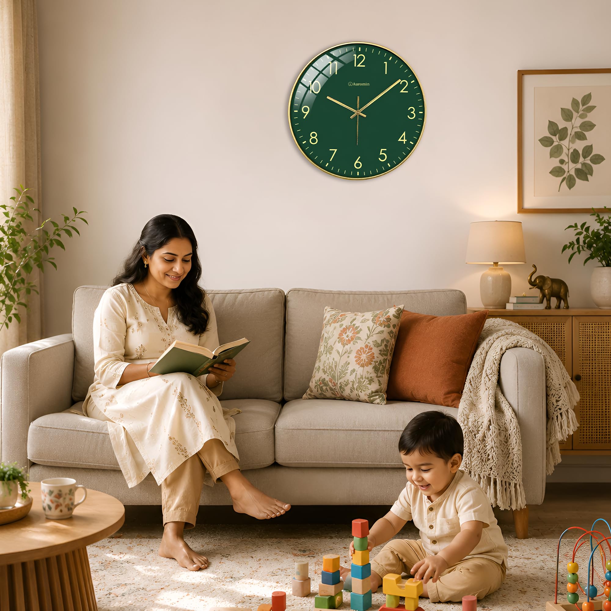 Auromin Stylish Wall Clock - Modern Design -2