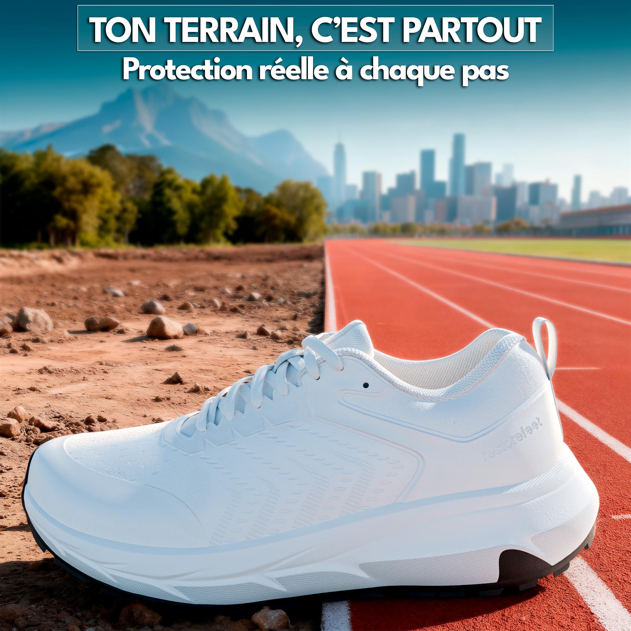 RestoreFeet Chaussures de Sport Homme et Femme | Chaussures Anatomiques de Transition | Confortables pour Sport et Usage Quotidien
