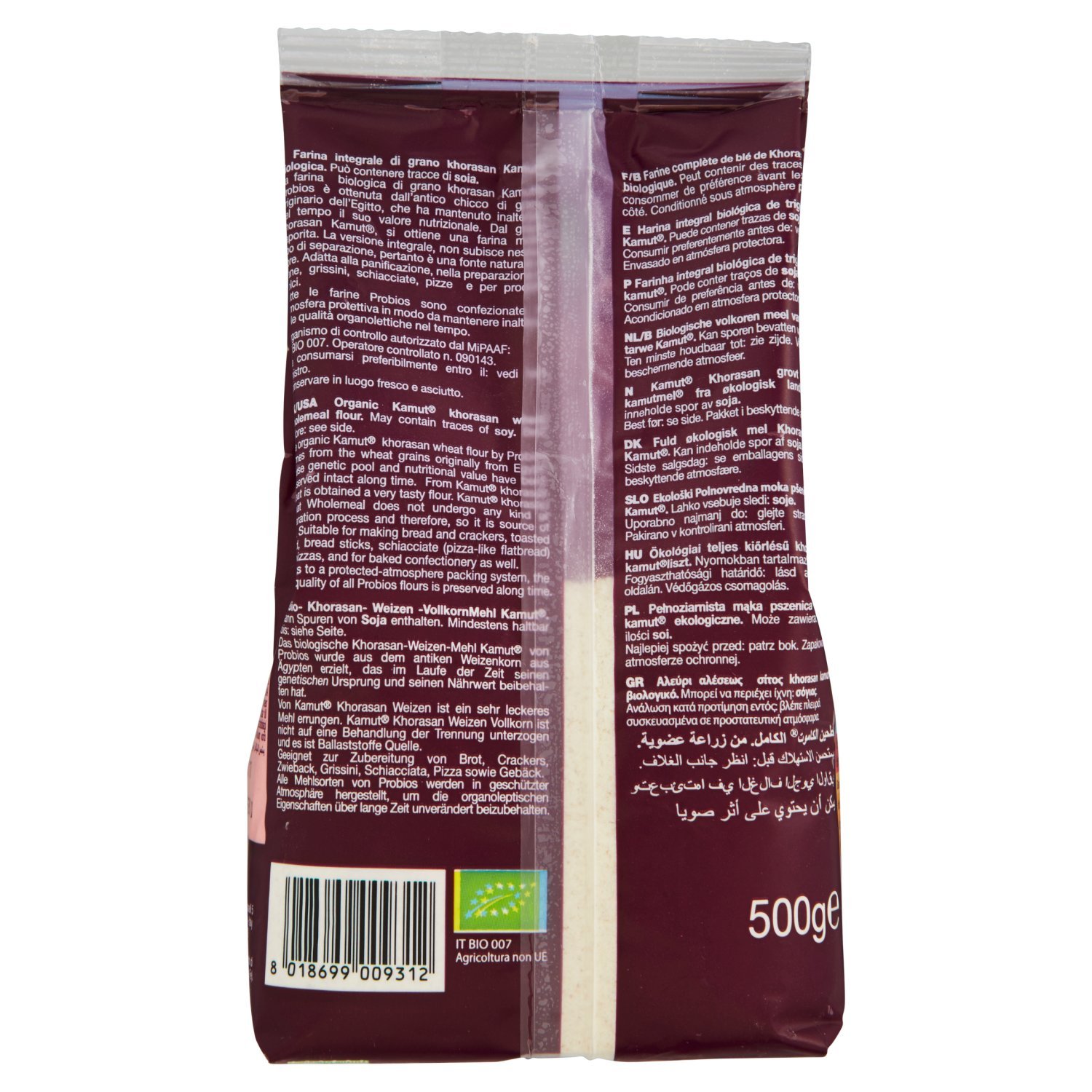 Probios Farina di Kamut Integrale - 500 gr - [confezione da 6]