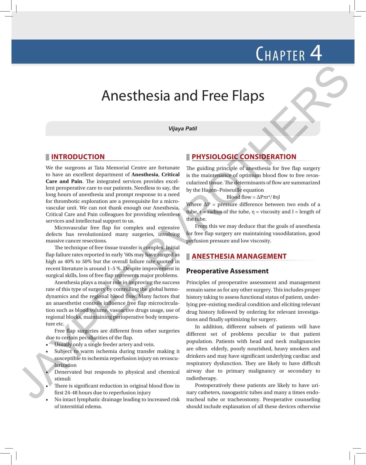 Mastering Cancer Reconstructive Surgery with Free Flaps