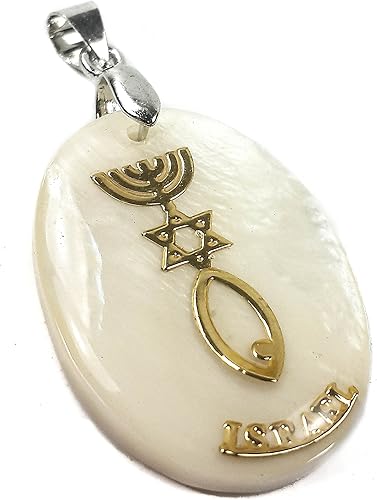 Miniatura 3 de Colgante de nazaret con diseño de estrella mesiánica de David Menorah