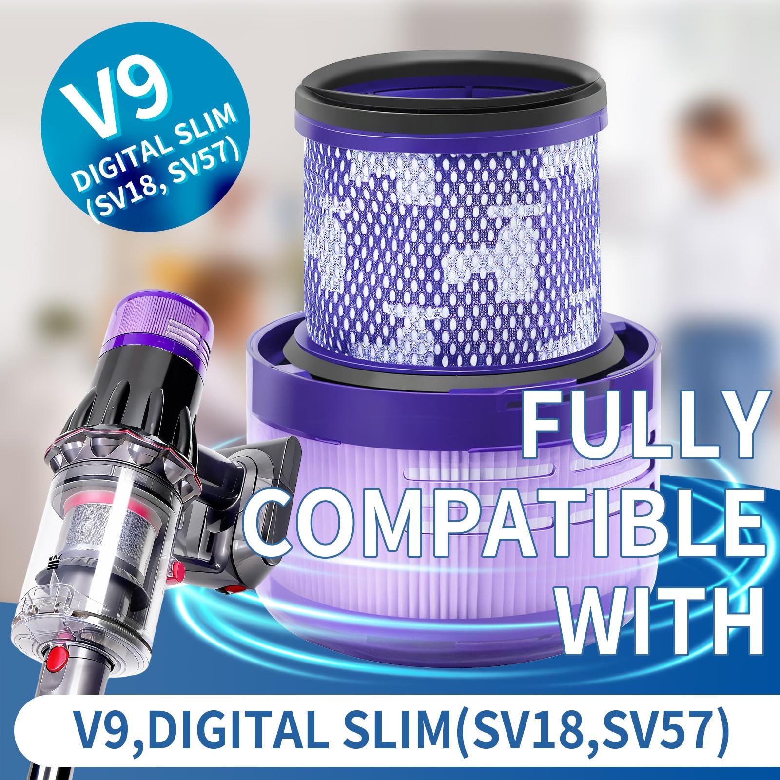 Amazon.com - Keluke 3 Packs V9 Filter Replacement Compatible with