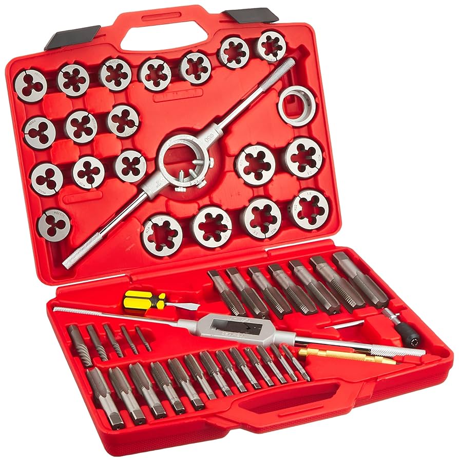 Amazon.co.jp: JTC タップ&ダイスセット 車体整備 ハンドツール