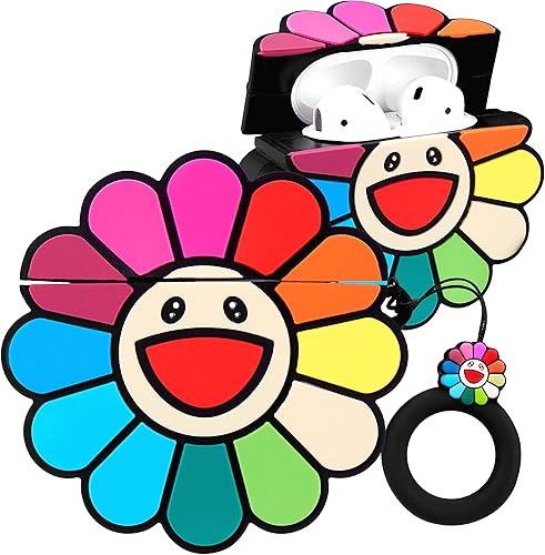 Besoar Funda para AirPods 2 y 1, diseño de dibujos animados Kawaii para Apple AirPod Air Pods 1/2, diseño fresco, único, divertido, divertido, suave