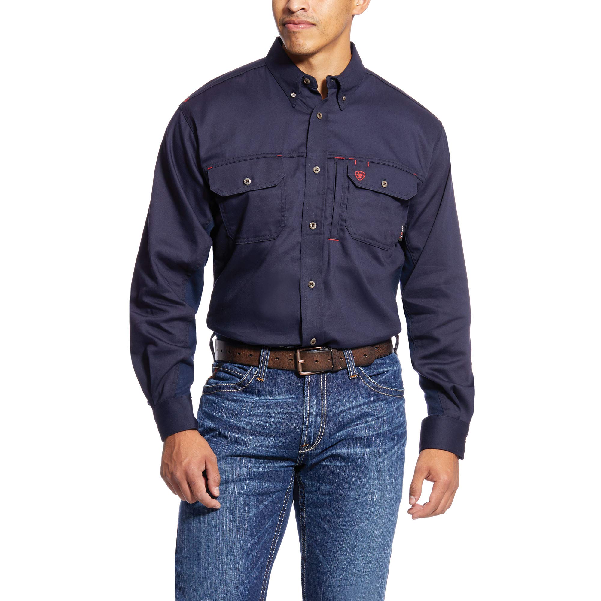 ARIATmens Fr Solid Vent Work Shirt