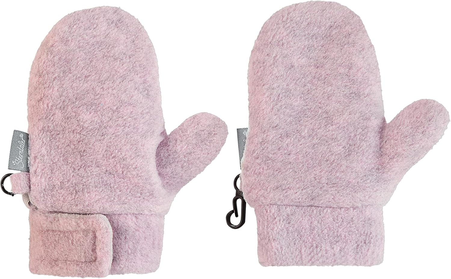Sterntaler Mittens with thumb made of microfleece, with closure unisex-child Mittens