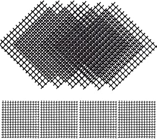 Develoo 100PCS Flower Pot Hole Mesh Pad-2 x 2 Inch Plastic Garden's Drainage Mesh Hole Screens Bonsai Pot Bottom Grid Mat Drainage Netting for Bonsai Plant