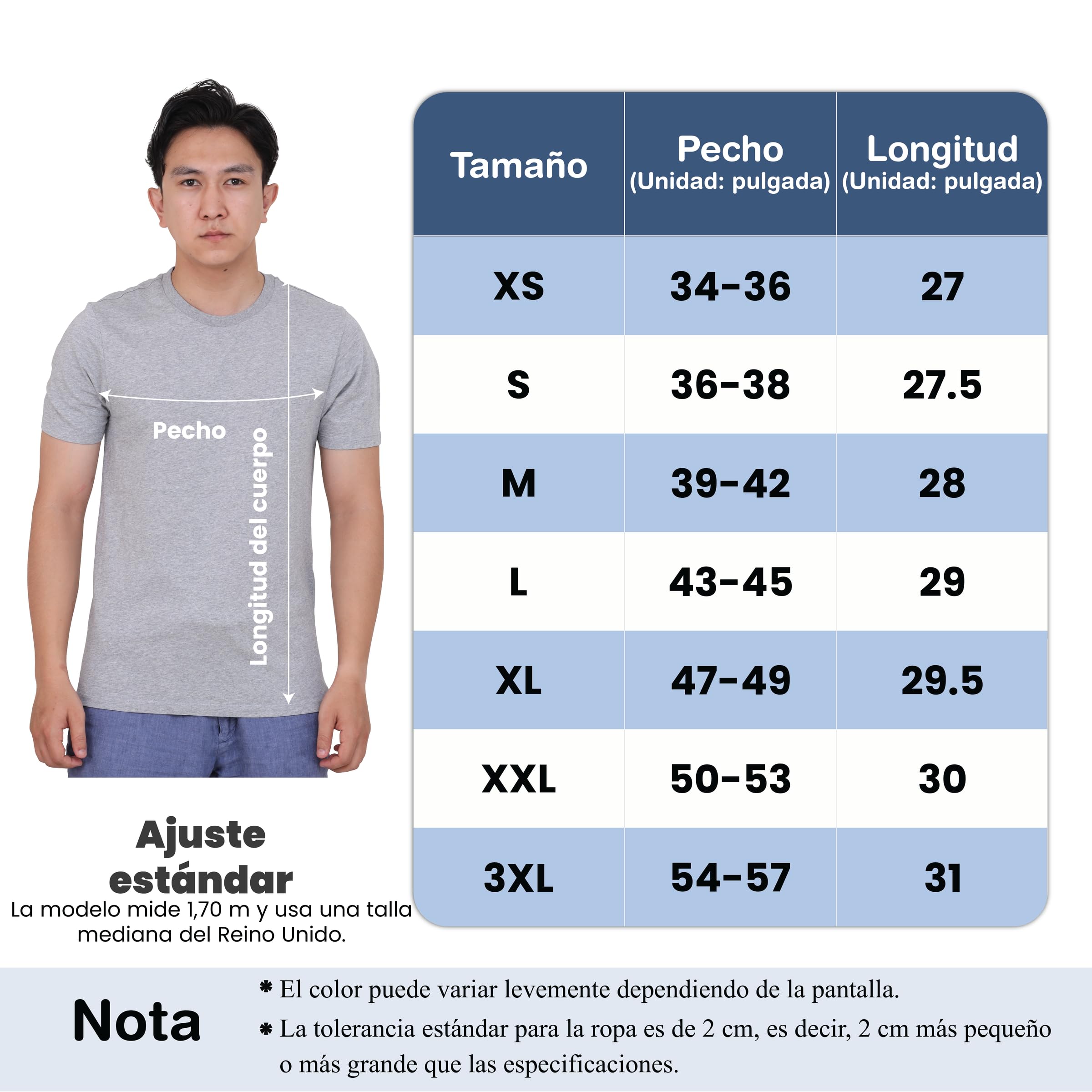 SoftSpun Pack 6 Camisetas Hombre Algodón 100% | Camiseta Básica Cuello Redondo | Camisetas Confort para Uso Diario
