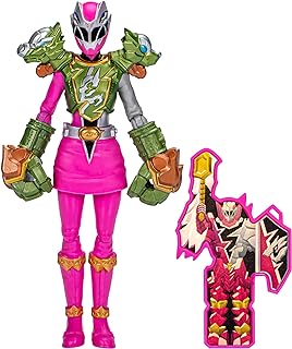Spider-Man Power Rangers Dino Fury Smash Armor Pink Ranger, 6-Inch Power Rangers Action Figures Make Great Gifts for Boys and Girls Ages 4 and Up