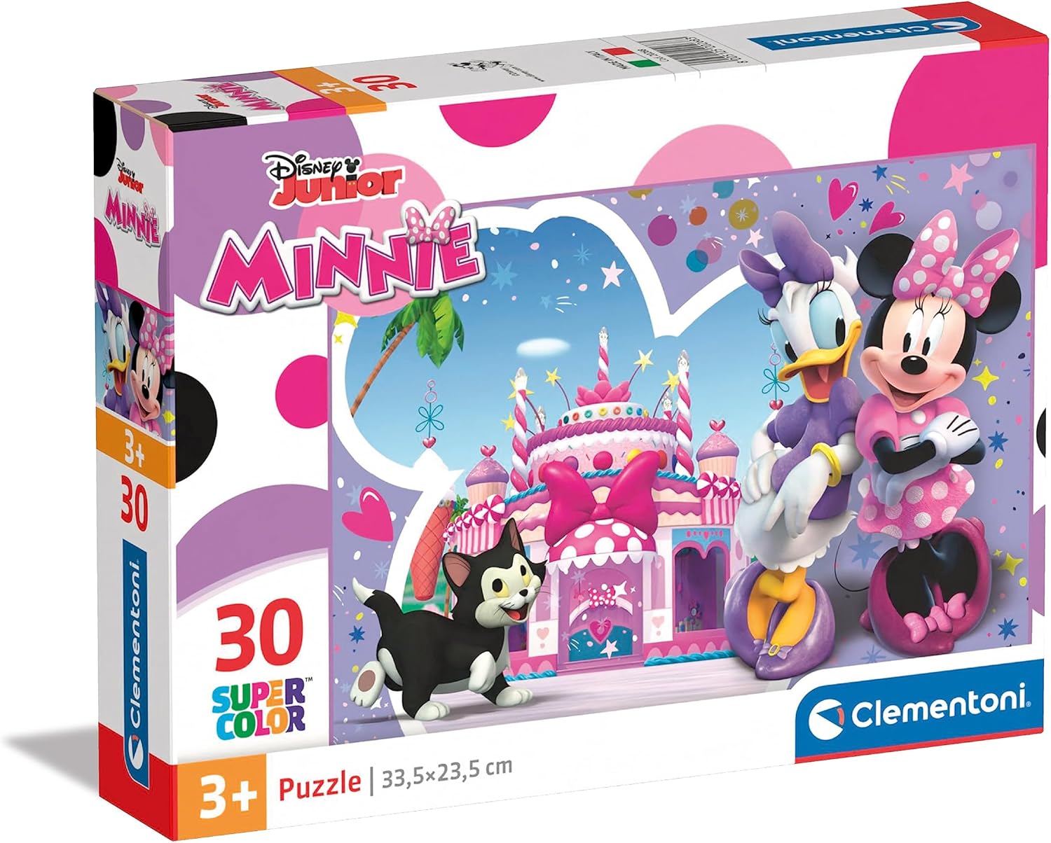 Amazon.com: Clementoni - 20268 - Supercolor Puzzle Disney Minnie - 30 ...