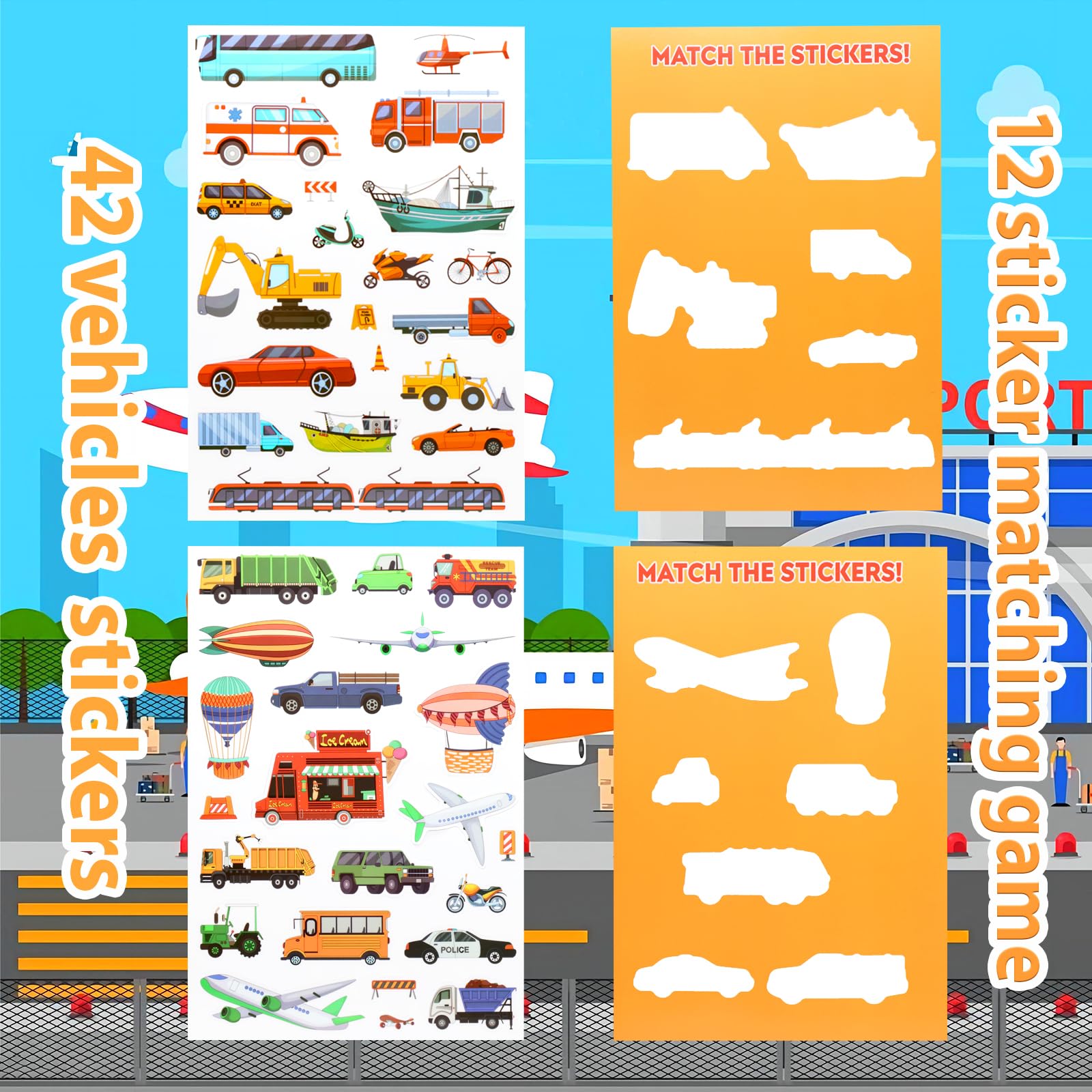 Reusable Sticker Book for 2 3 4 Year Olds Kids - Image 3