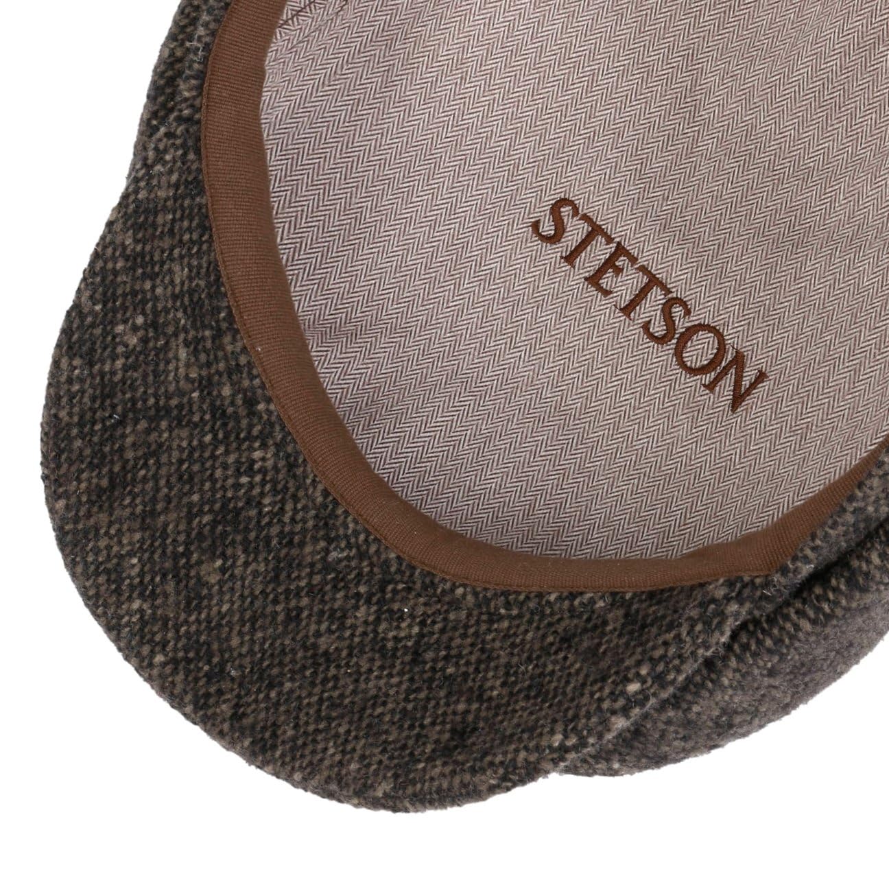 Stetson Hatteras Gorra Newsboy Donegal Tweed Lana Virgen Mezclado Multicolor Unisex Otono Invierno
