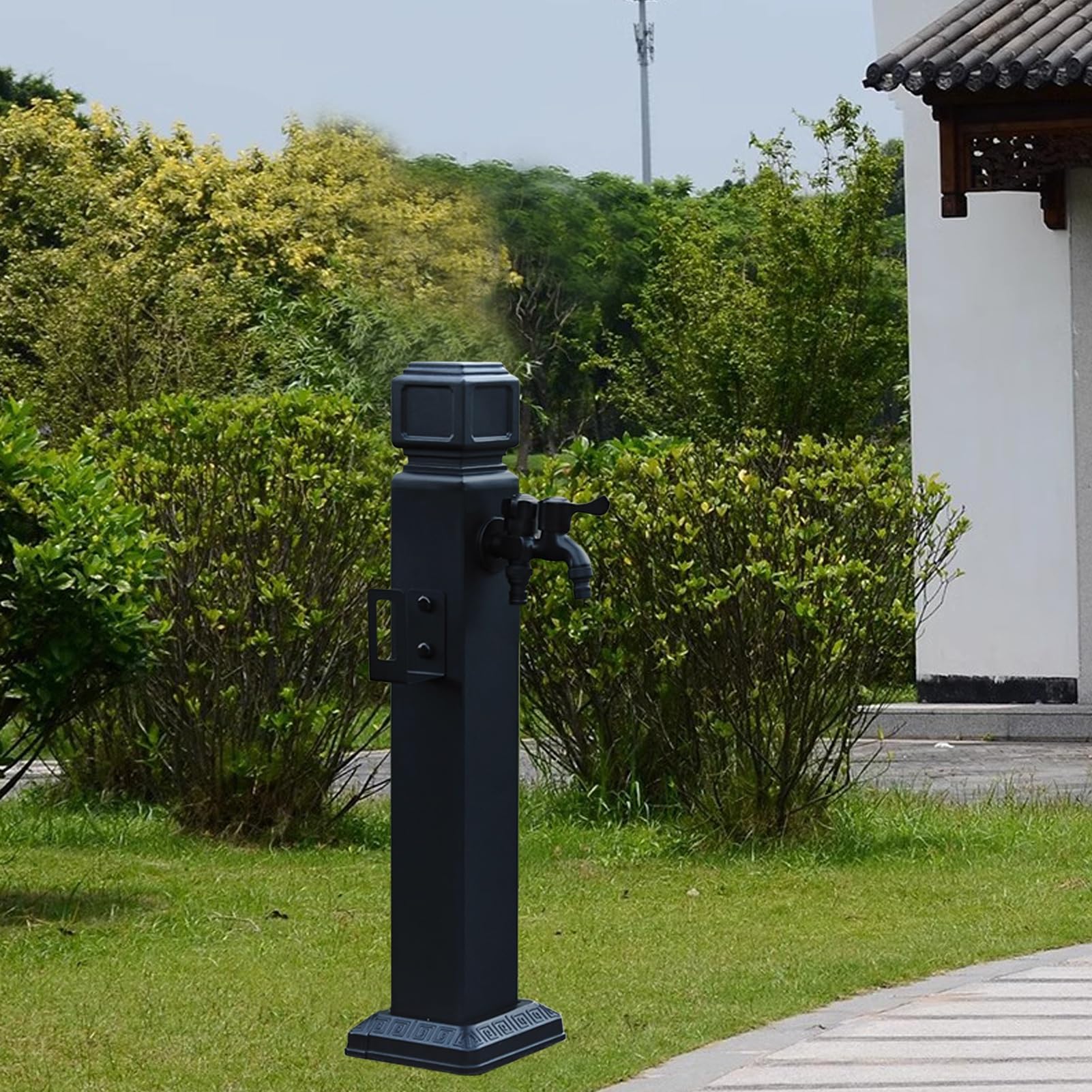 Water Butt tap, Outdoor Antifreeze Faucet Dispenser(Height: 60cm/23.6in)