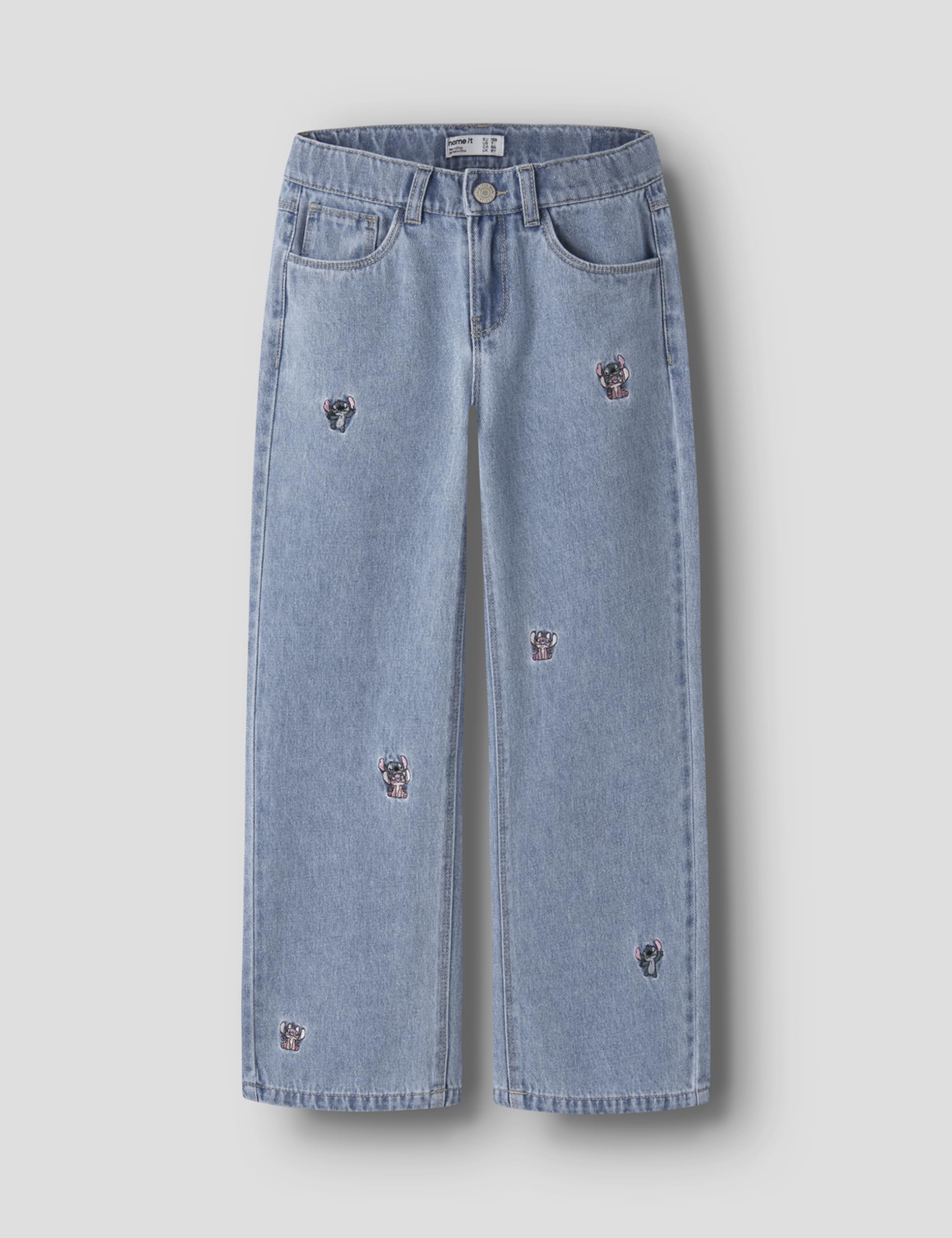 NAME IT Stitch Wide Jeans 8 Years
