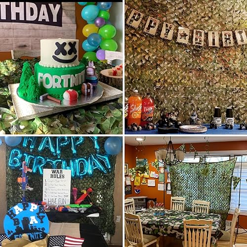 Miniatura 6 de LOOGU - Red de camuflaje de caza, cortina de malla camuflada ideal para protección solar, campamento, tiro, cacería, y más