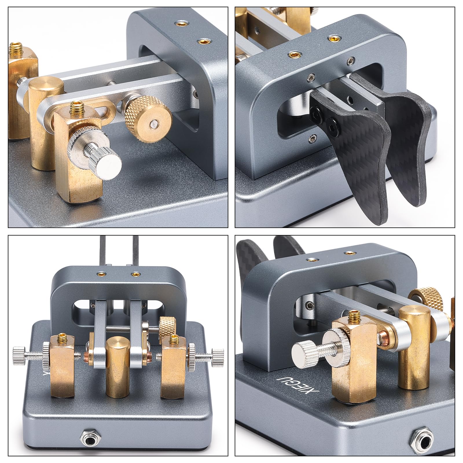 Amazon.com: XIEGU VK-6 Iambic CW Morse Code Key, Dual Paddle