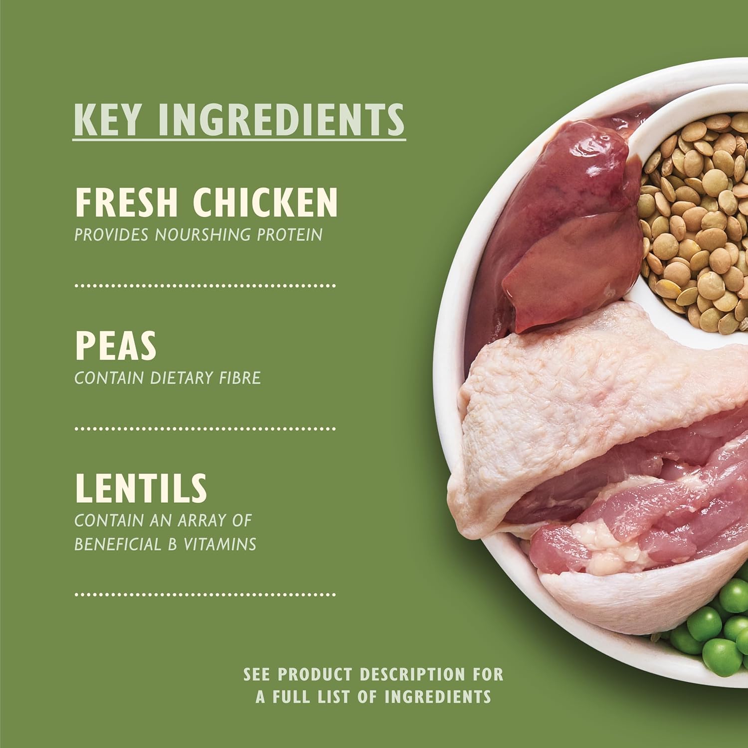 Lily's Kitchen Proper Dry Dog Food Organic Chicken & Vegetable Bake (1Kg)