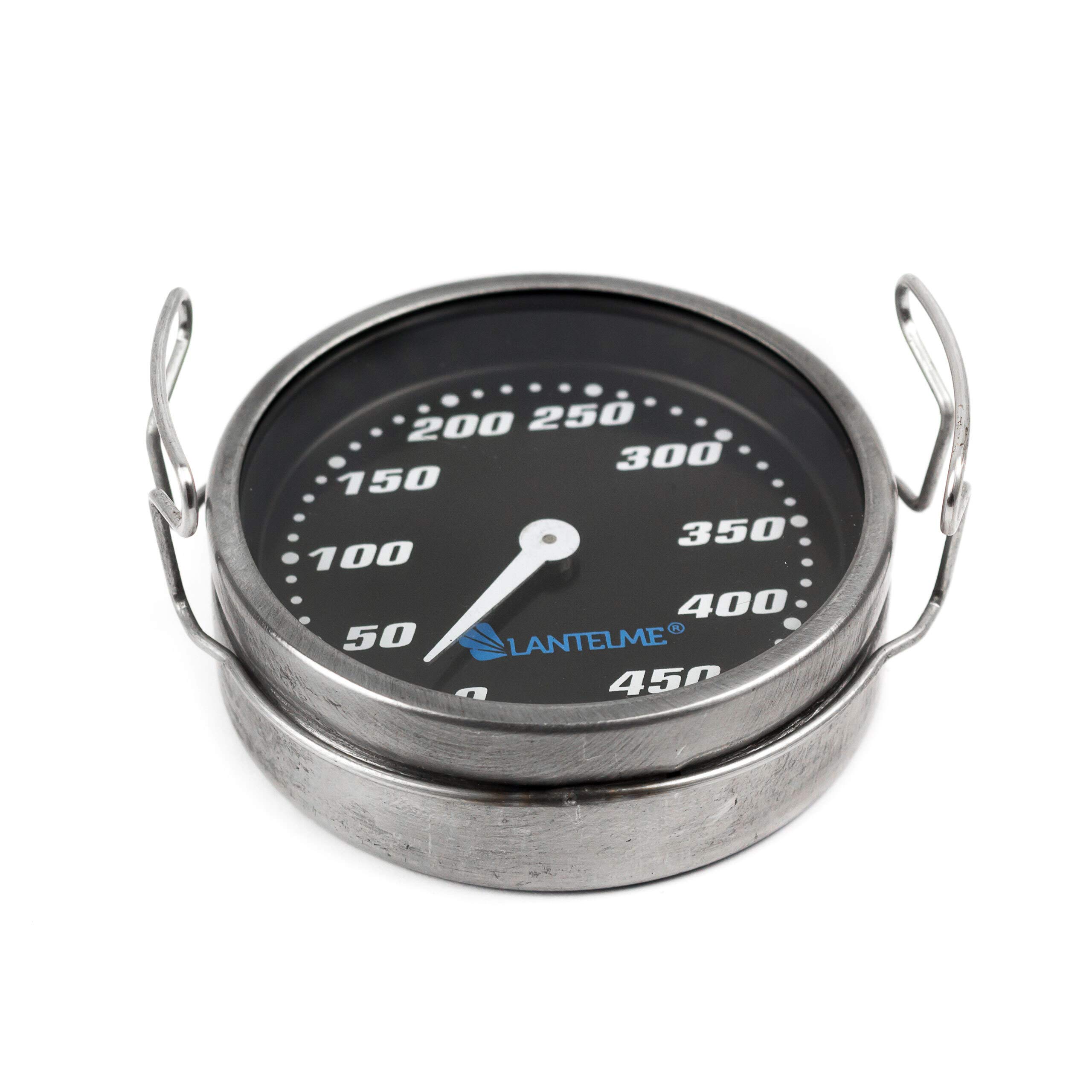 Lantelme Grillrost Thermometer 450°C - Edelstahl Temperaturmesser Für BBQ & Smoker