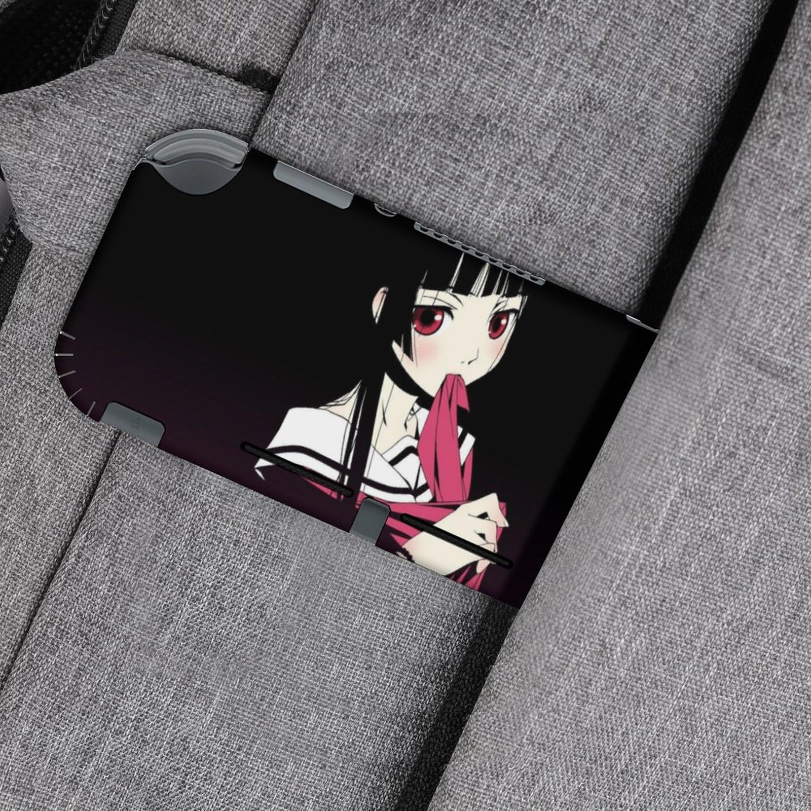 Amazon.co.jp: Switch スキンシール 地獄少女 閻魔あい for Switch 